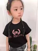 2024 Designer Clothing Designer T-shirt Shirt High Edition Double oreille du lettrage de blé T-shirt Classic Loose Sleeve Parent-Child Version Famille