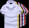 2023 Brand New style Hommes Polo Shirt Haute Qualité Grand petit Cheval Crocodile Broderie LOGO À Manches Courtes D'été Casual Coton Polos