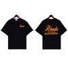 T-shirts pour hommes de créateurs Rhude Chemises à manches courtes T-shirt en coton Shorts décontractés Séchage rapide Maille respirante Court S-XL