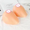 Breast Form ONEFENG LTD Waterdrop Shape Soft Natural Artificial Forms Fake Silicone Boobs for Crossdresser Drag Queen 5001600g 231129