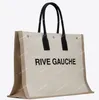 Кожаная сумка Сумка Женщины Rive Gauche Sumbag Sumbag Sagce Sags Supper Supling Obsossed Letter Prisers Tote Bag Сумка