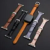 Slim Leather Band For Apple Watch Ultra 2 49mm Series 9 7 8 41/45mm 38/40mm Wristband Bracelet iWatch Strap SE 6 5 4 3 44mm 42mm