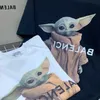 Projektantka nowa koszulka koszulka Thirt High Edition Classic Yoda Baby Alien Sleeve T-shirt ten sam produkt
