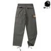 Carhart Designer Pants Top Quality Workwear Pants för par med flera fickor Casual och löst passande män och kvinnors raka benbyxor