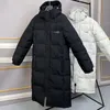 Veste longue pour hommes manteau à capuche vêtements de marque vestes bouffantes vers le bas Parkas veste technique imperméable pour hommes femmes coupe-vent lettre outwear manteaux chauds