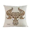 Pillow Blank Background Twelve Constellations The Signs Of Zodiac Geometric Pattern Case Home Sofa Decoration Cover