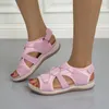 Sandals Fashion Women Sports Sandlas Outdoor Beach Flats Comfortable Round Toe Breathable Plus Size Light Casual Shoes Of