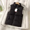 Colete moda para baixo coletes colete impressão mens jaqueta de penas outono e inverno carta bodywarmer casais ao ar livre manter casaco quente bodywarmer