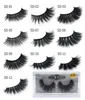 3d mink ögonfransar hela naturliga falska ögonfransar mjuka smink ögonfransar förlängning makeup falska ögon fransar pack 3d mink fransar bu6192917