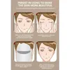 Gesichtsmassagegerät 7 Farben P auf Verjüngungsinstrument Beauty LED-Maske Wiederaufladbares EMS Periocular Fever Shield Tender Skin Device 231128