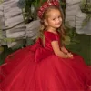 Fille robes belle Tulle dentelle couleur unie couches princesse fleur fête de mariage balle première Communion anniversaire cadeau