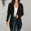 Womens Sweaters Autumn Long Sleeve Casual Button Cardigan Tops Ladies Open Front Coat Blouse Clothing 231129