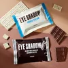 Novo Chocolate Eyeshadow Palette 6 Silky Naken Eyeshadows Waterproof att bära Shimmer Matte Coloris Makeup Palette