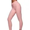 Pantaloni attivi LO Hip Lift Nude Sensuale Vita alta Comodo Esercizio Yoga Fitness da donna con logo