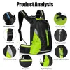 Panniers Bags WEST BIKING 16L Ciclismo Mochila Portátil Respirável Ultraleve Bicicleta Bolsa Esporte Ao Ar Livre Escalada Viagem Caminhadas Hidratação Bolsa 231129