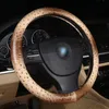 Steering Wheel Covers Ers 3 Colors Ostrich Grain Car Er Fiber Leather Steering-Wheel Cases Accessories For Girls Women Drop Deliver Dhkbo