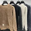 mens felpa con cappuccio felpa allentata abbigliamento da uomo di lusso maglioni girocollo f jacquard pullover cappotto felpe con cappuccio firmate camicia di flanella invernale camicie a maniche lunghe casual