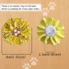 Accessoires FlowerCollar 50pcs fournitures pour chiens noeud papillon coulissant pour chien petit collier de chien breloques accessoires de mariage pour chien fournitures pour animaux de compagnie de mode mignonne