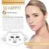 Epilator boy with uke face foldable mask pdt red led light therapy beauty 2 colors skin rejuvenation 231128