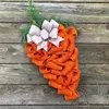 Flores decorativas náutico lento adicione touch festivo guirlanda de páscoa All Door Wreath Anti-Rust Home Decor