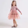 Jurken voor meisjes Baby Prinses Jurk Schattige Kleine Meisjes Lente Lange Mouwen Kleding Kinderen Kant fantasia io meninavaiduryb