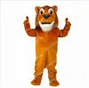 2024 Adult Size Lion Mascot Costumes Halloween Cartoon Character Outfit Suit Xmas Outdoor Party Festival Dress Promotional Advertising Clothings