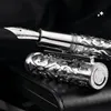 نافورة أقلام هونغديان D1 PISTON PEN 038 EF NIB RESINCED HOLLOON HOLLOW WITHENT IMPLIS