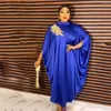 Ethnische Kleidung Afrikanische Kleider für Frauen 2023 Plus Size Afrika Kleidung Outfits Elegantes muslimisches Abaya Dubai Kaftan Slik Maxikleid Boubou