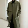 Herren-Trenchcoat, mittellange, hochwertige, modische und schöne Jacke