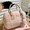 Miyou Bag designer Gym lyxiga små bowlingpåsar äkta läder miui arcadie lolita klassisk väska axel kvinnor mens baguette cross body satchel totes