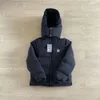 Moda Trapstar Down Erkek Şapkası Çıkarılabilir Ceket Küçük T Şeklinde Beyaz İngiltere Matkap Hood 688ss