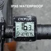 Bike Computers CYCPLUS G1 GPS Bike Computer Waterproof Speedometer Wireless Odometer Cycling Bicycle Accessories with Mount Holder 231129