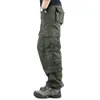 Мужские брюки, мужские спортивные брюки для отдыха на открытом воздухе, прочные износостойкие свободные прямые комбинезоны с несколькими карманами, брюки 231128