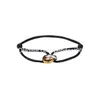 Bracciale in acciaio inossidabile Trinity Anello con ciondolo a corda Bracciale con tre anelli Cinturino a mano Coppia bracciali per donna Uomo Moda Desinger Ebreo Dhm7Q