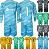 Club Team GK Conjunto de camiseta de fútbol de manga larga Iñaki Peña Portero Ander Astralaga Antoni Ramallets Víctor Valdés Ter Stegen Kits de camiseta de fútbol 23/24 Hombres Niños BaSai