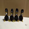 Pipes à fumer Aeecssories Glass Hookahs Bongs Ensemble de fumer Black Bird Pipe en verre