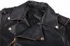 Veste d'hiver en Faux cuir pour hommes, mode moto PU Cool poches à fermeture éclair manteaux mâle marque de luxe taille ue 231129