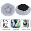 kennels pens Donut Dog Bed Plush Basket Pets Accessories Round Pet Small Fluffy Medium Cushion Sofa Washable Warm Large Dogs Beds Mat Puppy 231129
