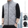 Mens Vests Brand Fashion Men Autumn Winter Vest Waistcoat Korean Style Man Casual Sleeveless Jacket Coats Size M5XL 231129