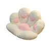 Cuscino simpatico artiglio di gatto peluche piccolo giocattolo a forma di cuore fresco studente ispessimento caldo sedia divano regalo