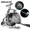 Vliegvismolens2 DEUKIO Grote Rollen 8000 9000 10000 12000 14000 Spinning Reel Max Drag 20KG Krachtige Zoutwater Zoetwater Karper 231129