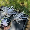 Haarspeldjes Romantische Witte Veren Haarspeldjes Clip Voor Vrouwen Handgemaakte Chinese Traditionele Hanfu Accessoires Haarspeld Hoofdtooi