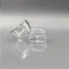 3 G 5 ML Empty Clear Container Jar with MultiColor Lids for Makeup Cosmetic Samples, Small Jewelry, Beads, Nail Charms and Accessories Lxmnw