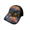 Modna czapka baseballowa do unisex Casual Sport Letter Caps Nowe produkty Sunshade Hat Osobowość prosta kapelusz kwiaty