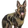 Västar Militär taktisk sele för K9 -hundar, Easy Control Escape Bevis för små medelstora hundar som arbetar, tysk herde