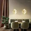 Lampes suspendues Nordic Led Ball Lustre Style Simple Restaurant Bar Chevet Tête Unique Petite