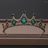 Pinces à cheveux Couronne de cristal diversifiée pour les femmes de mariage Or Argent Couleur Strass Mariées Diadèmes et couronnes Coiffes Coiffe de mariée