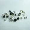 Pedras preciosas soltas herkimer diamante natural claro cristal branco quartzo cluster ponto colunar varinha processamento de amostra reiki mineral áspero 20g