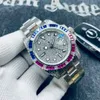 Mechanical Mens Watches 40mm Diamond Watch Precision Steel Strap Folding Buckle Fashion Business Wristwatch Waterproof Design Wristwatches for Men