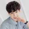 Synthetic Wigs Korean Version of Fashionable Men's Wig Handsome Men's Short Curly Hair ffy Natural Curly Hair Wig Headband